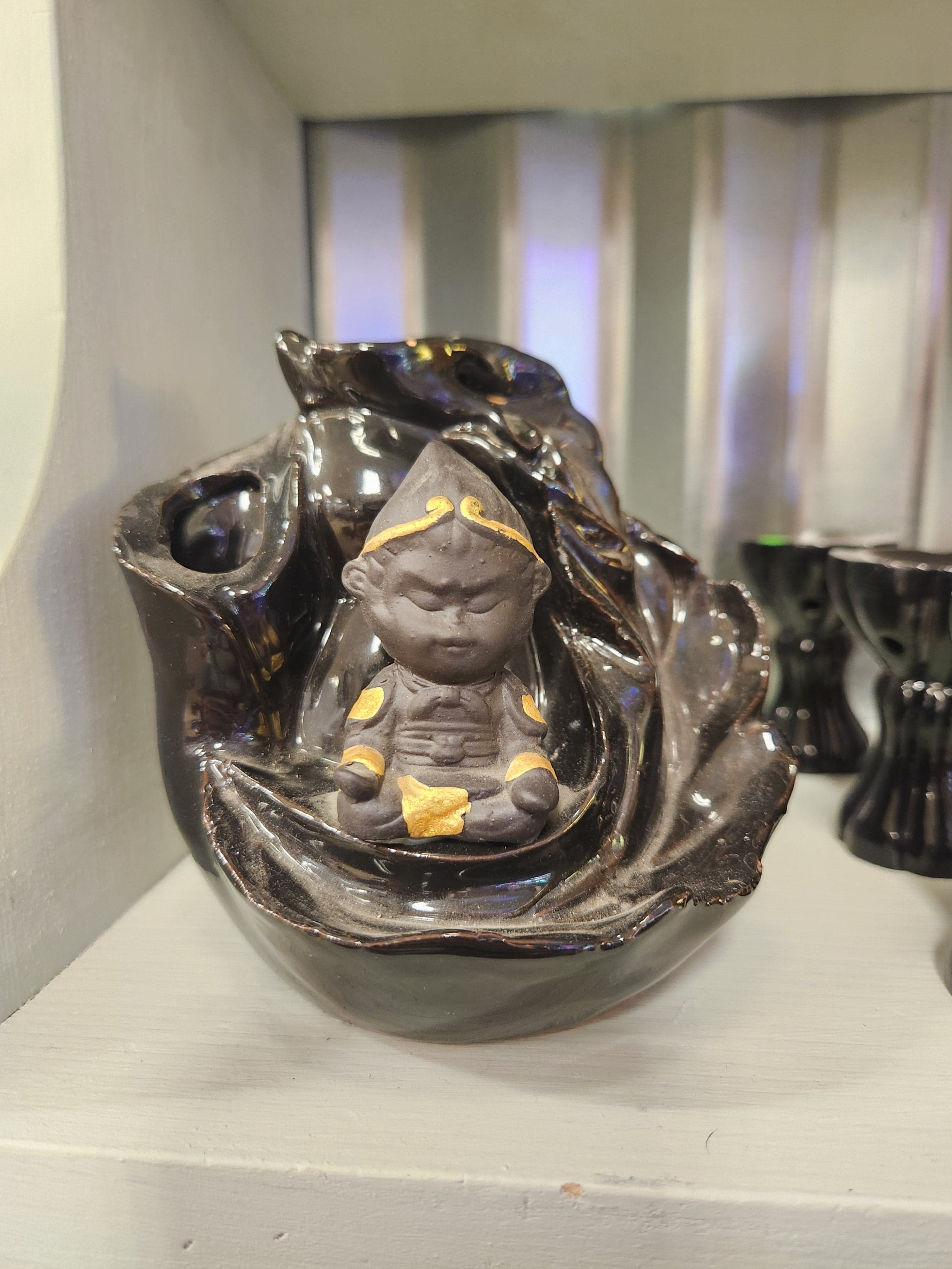 Buddha Leaf Backflow Incense Burner
