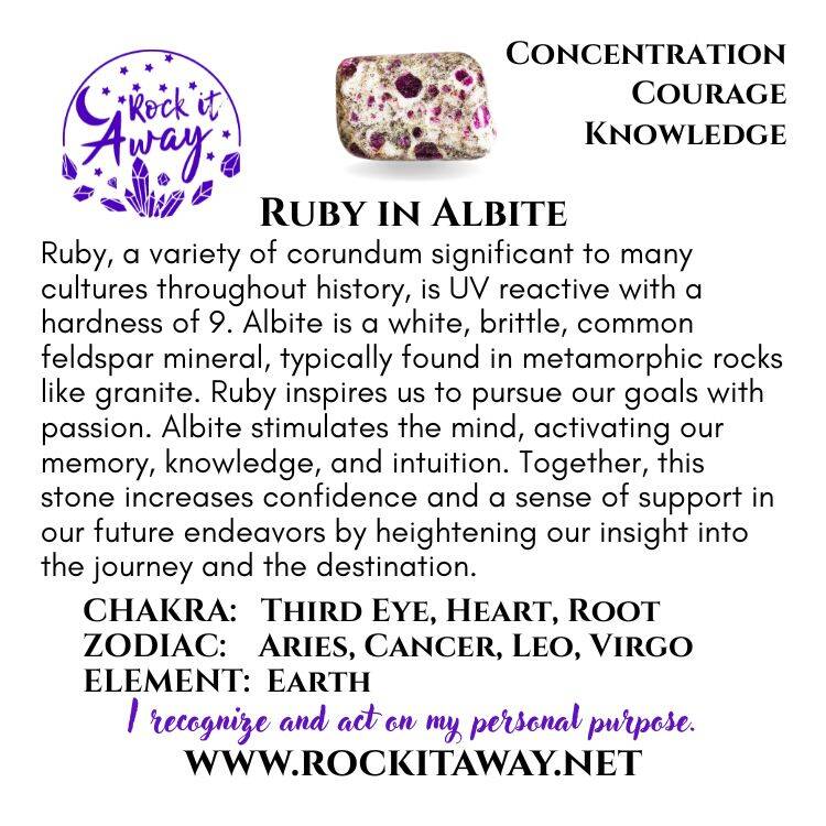 Ruby in Albite
